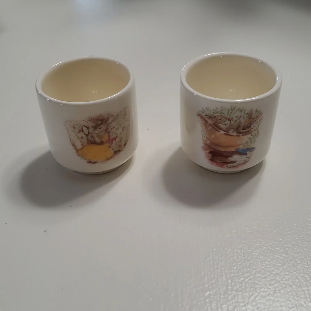 Vintage Royal Doulton Bunnykin Egg Cups